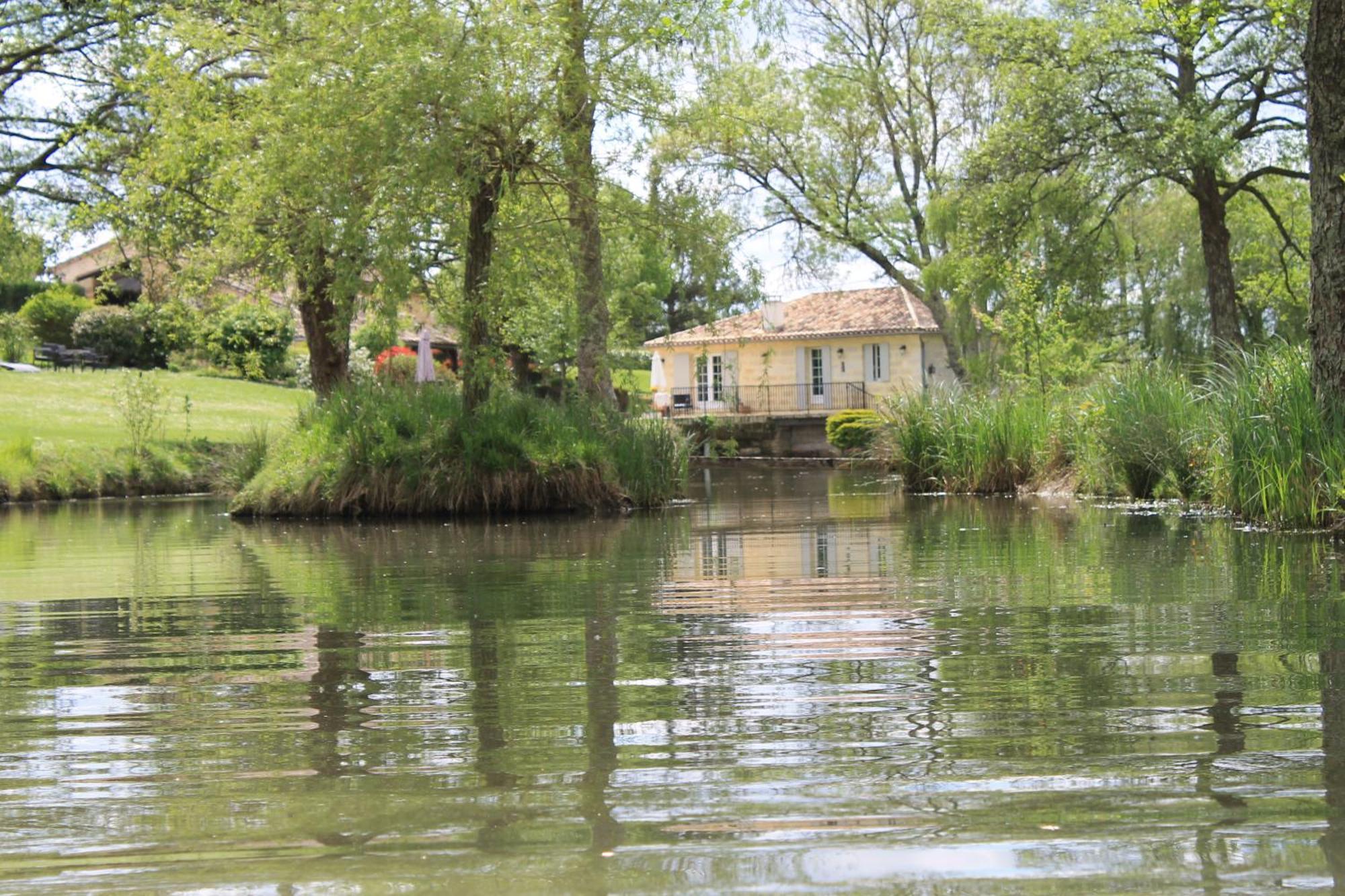 Moulin Notre Dame Hotel Saint-Genès-de-Castillon Kültér fotó