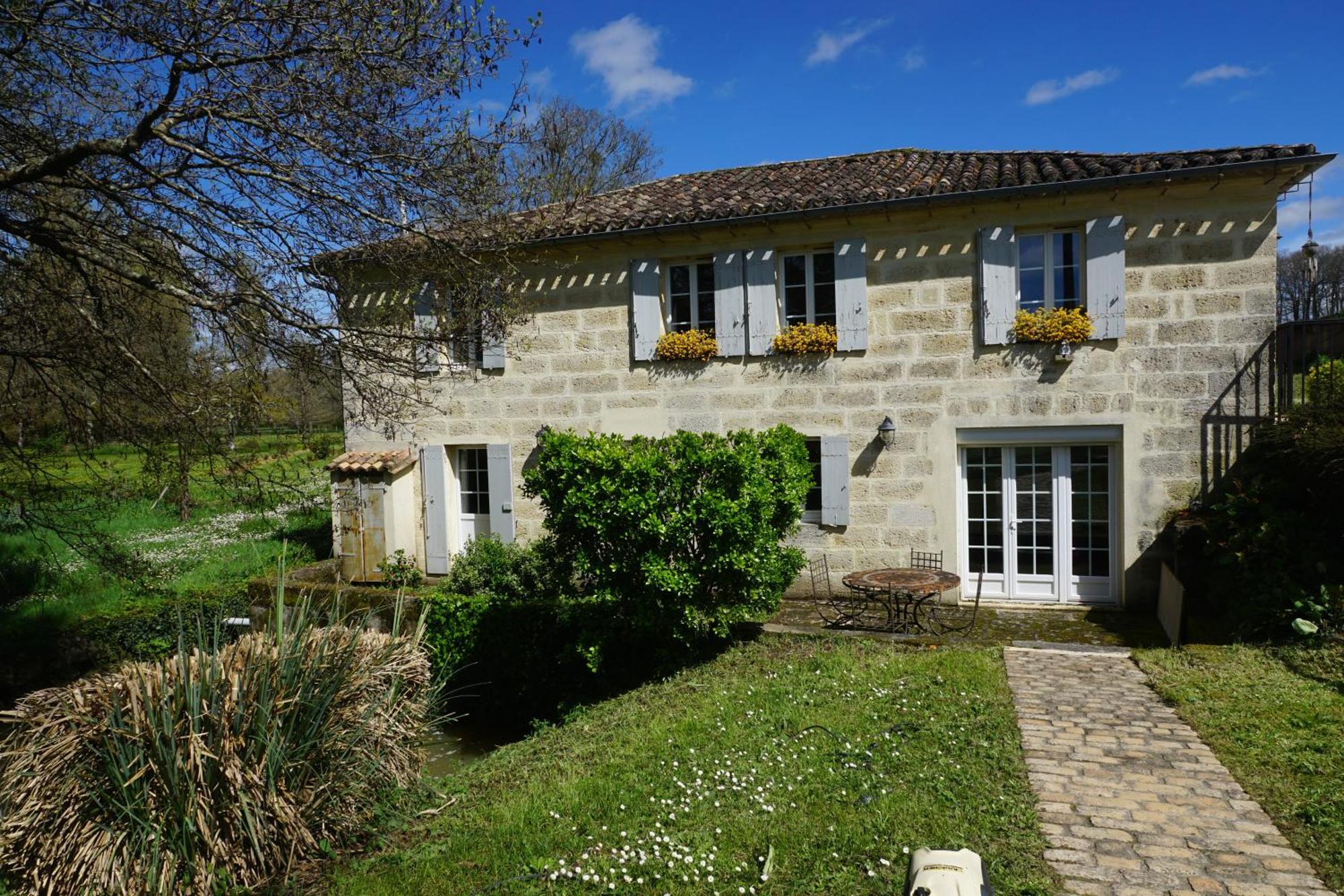Moulin Notre Dame Hotel Saint-Genès-de-Castillon Kültér fotó